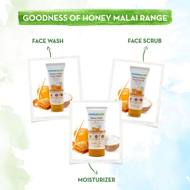 Mamaearth Honey Malai Oil-Free Face Moisturizer for Nourishing Glow - 80 g